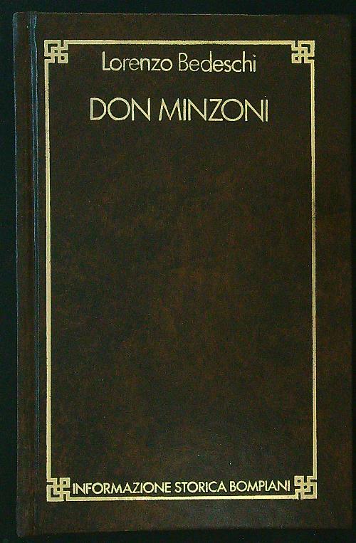 Don Minzoni - Lorenzo Bedeschi - copertina