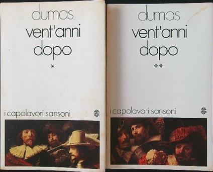 Vent'anni dopo 2 vv. - A. Dumas - copertina