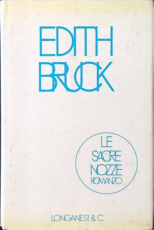 Le sacre nozze - Edith Bruck - copertina