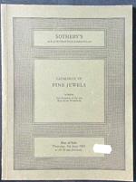 Sotheby's Sale 9th June 1983 - Catalogue of Fine Jewels