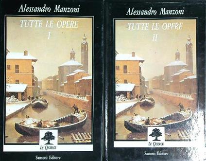 Tutte le opere. 2vv - Alessandro Manzoni - copertina