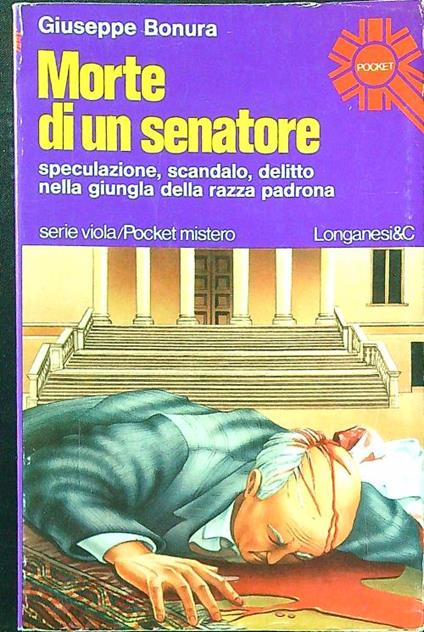 Morte di un senatore - Giuseppe Bonura - copertina