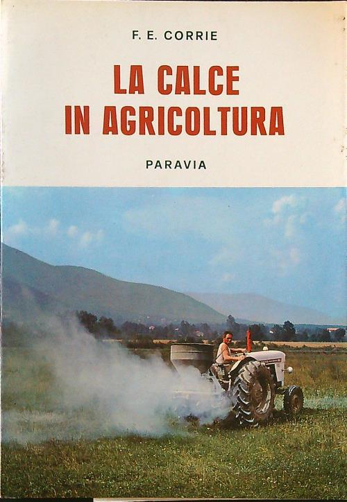 La calce in agricoltura - F. E. Corrie - copertina