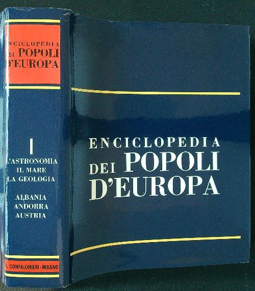 Enciclopedia dei popoli d'Europa vol. 1 - Luciano Di Bona - copertina