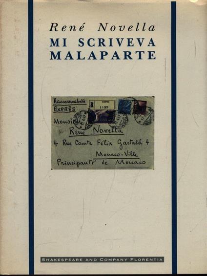 Mi scriveva Malaparte - Renè Novella - copertina