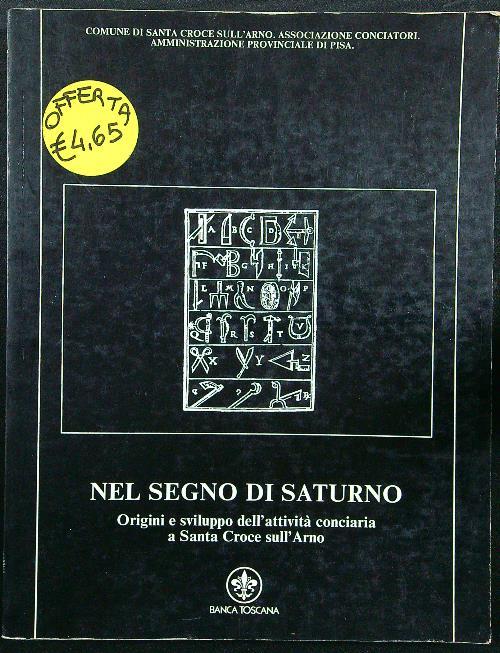 Nel segno di Saturno. Origini e sviluppo dell'attività conciaria a Santa Croce sull'Arno - copertina