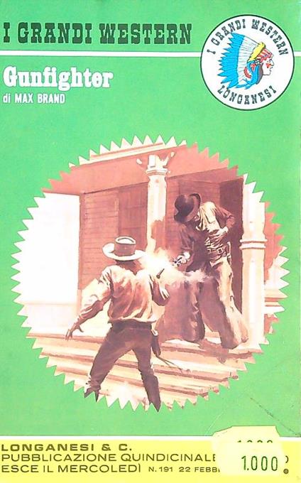 Gunfighter - Max Brand - copertina