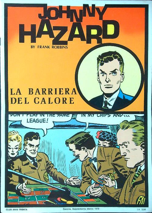 Johnny Hazard: la barriera del calore - Frank Robbins - copertina