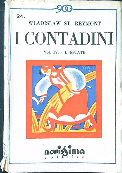 I contadini vol. IV: l'estate - St. W. Reymont - copertina