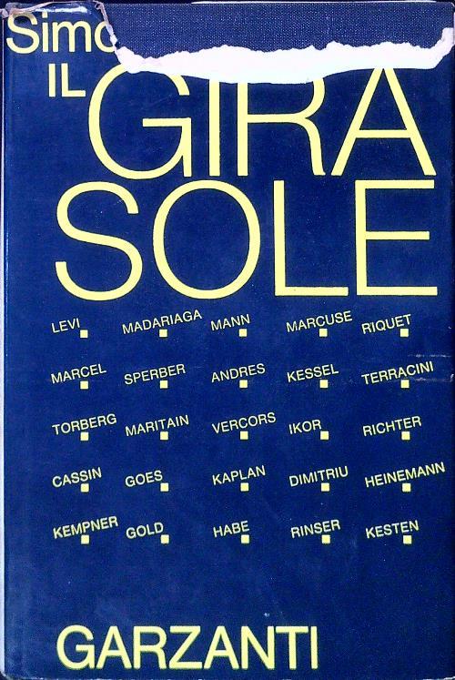 Il gira sole - Simon Wiesenthal - copertina