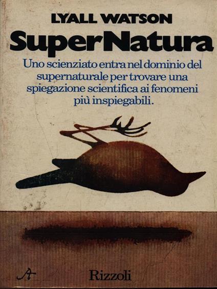 SuperNatura - Lyall Watson - copertina