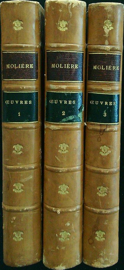 Oeuvres 3 vv - Moliere - copertina