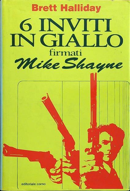 6 inviti in giallo - Brett Halliday - copertina