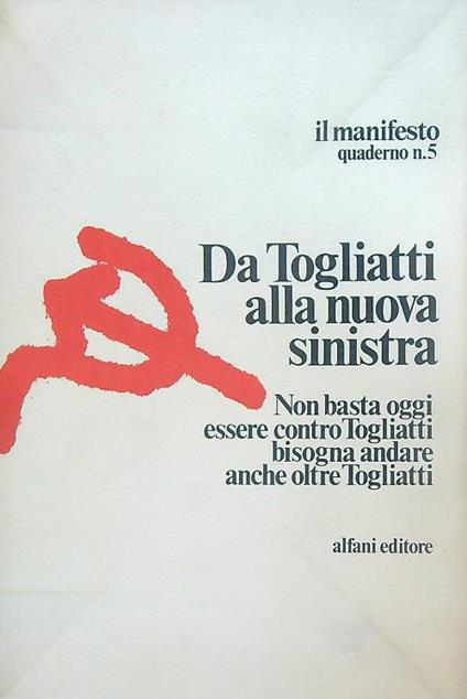 Da togliatti alla nuova sinistra - copertina