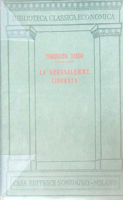 La gerusalemme liberata - Torquato Tasso - copertina