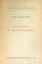 Filosofia e antifilosofia