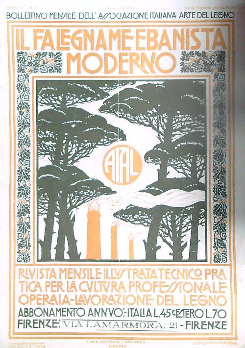 Il falegname ebanista moderno 11/Novembre 1925 - copertina