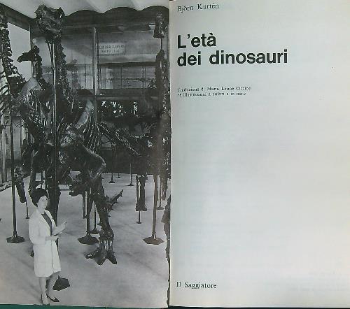 L' eta' dei dinosauri - Bjorn Kurten - copertina