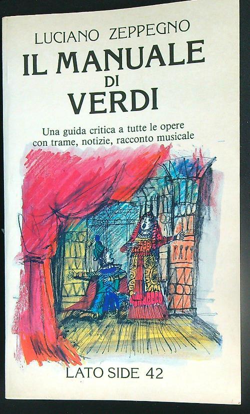 Il manuale di Verdi - Luciano Zeppegno - copertina