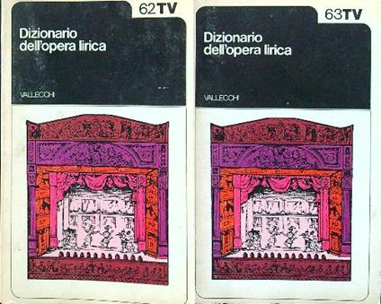 Dizionario dell'opera lirica 2vv - copertina