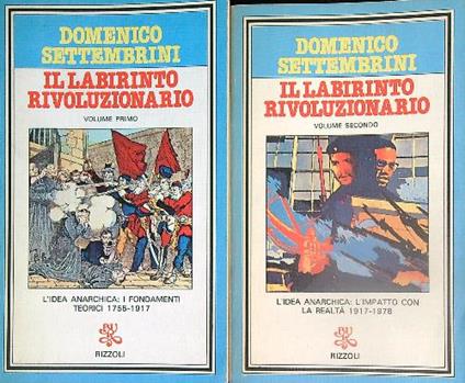 Il labirinto rivoluzionario. 2vv - Domenico Settembrini - copertina
