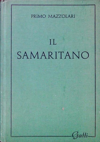 Il samaritano - Primo Mazzolari - copertina