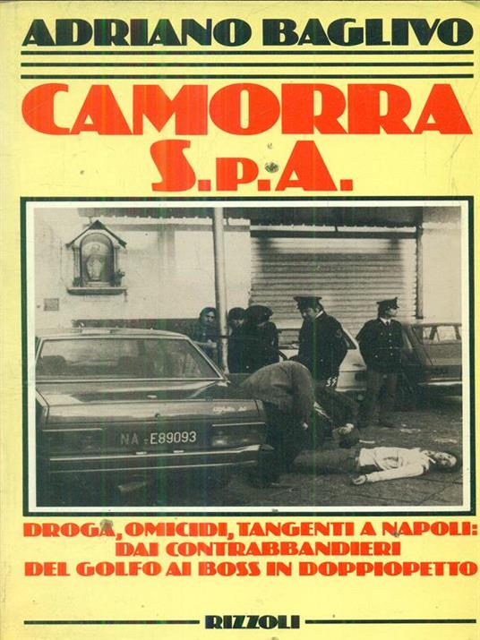 Camorra s.p.a - Adriano Baglivo - copertina