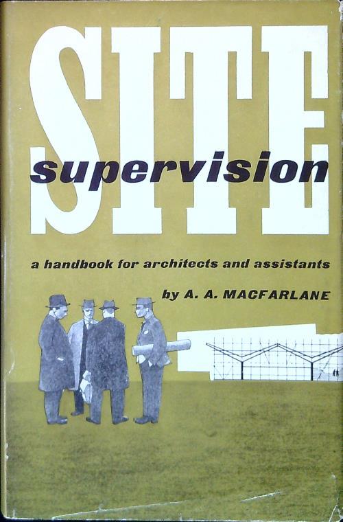 Site Supervision - A. A. Macfarlane - copertina