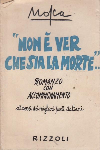 Non è ver che sia la morte - Giovanni Mosca - copertina