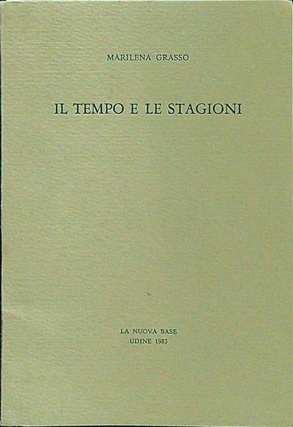 Il tempo e le stagioni - Marilena Grasso - copertina