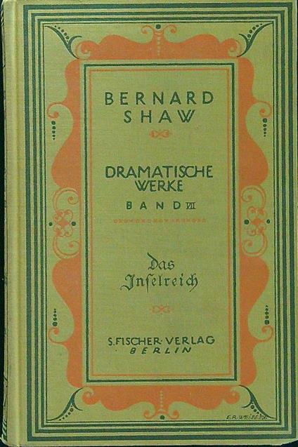 Das inselreich - Bernard Shaw - copertina