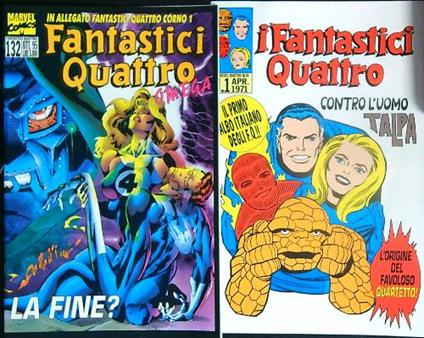 Fantastici Quattro N. 132/Ott. 95 + allegato - copertina