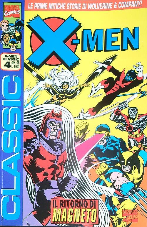 X-Men classic 4/gen 96 - copertina