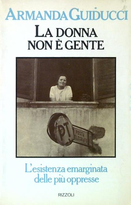 La donna non è gente - Armanda Guiducci - copertina