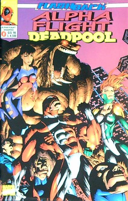 Alpha Flight deadpool. Numero 0/ giu 98 - copertina