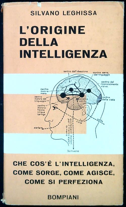 L' origine della intelligenza - Silvano Leghissa - copertina