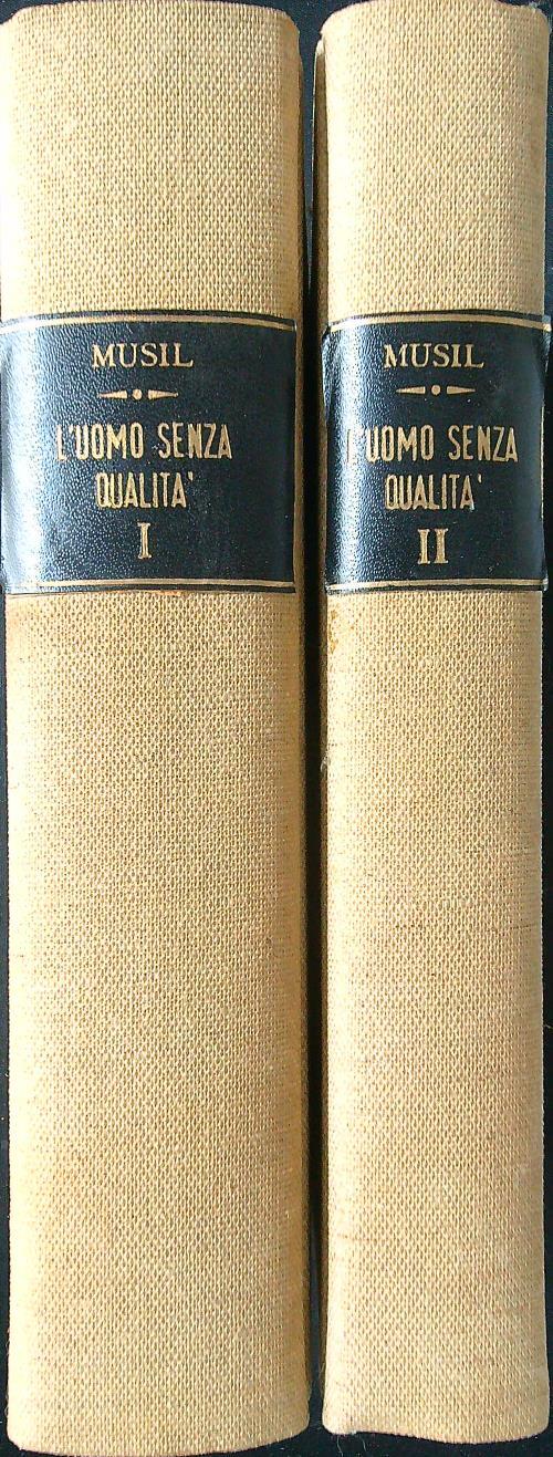 L' uomo senza qualità 2 voll. - Robert Musil - copertina