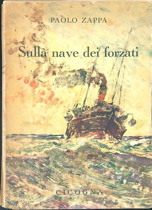 Sulla nave dei forzati - Paolo Zappa - copertina