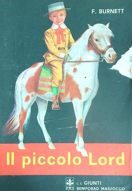 Il piccolo lord - F. Burnett - copertina