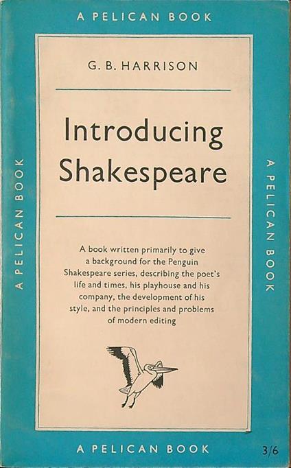 Introducing Shakespeare - G. B. Harrison - copertina