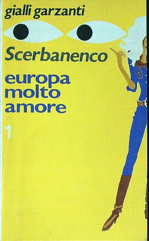Europa molto amore - Giorgio Scerbanenco - copertina