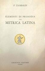 Elementi di prosodia e di metrica latina