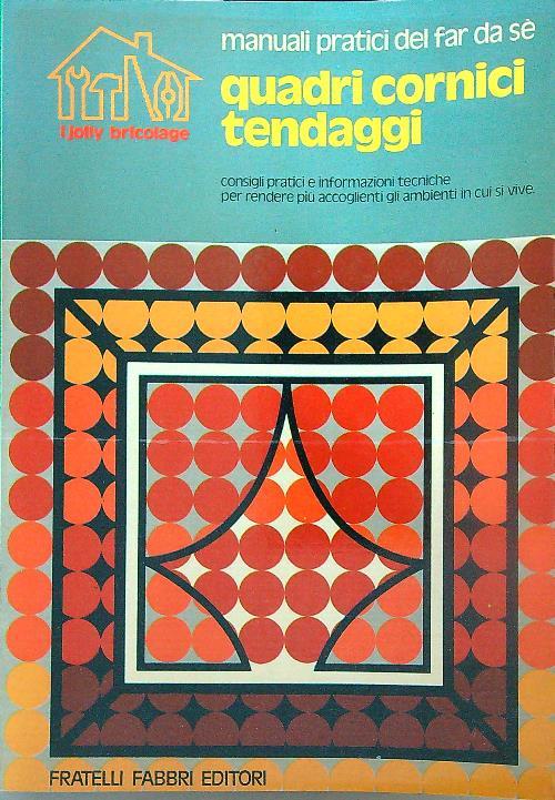 Quadri cornici tendaggi - Giancarlo De Cesco - copertina