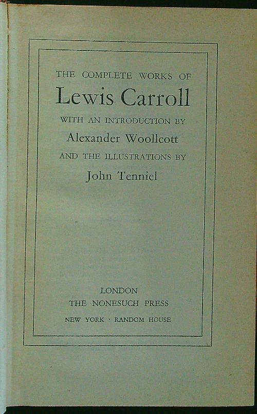 The complete works of Lewis Carroll - Lewis Carroll - copertina