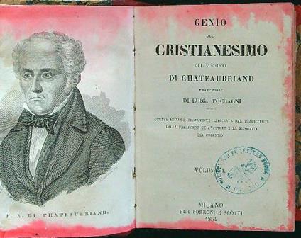 Genio del cristianesimo - Chateubriand - copertina
