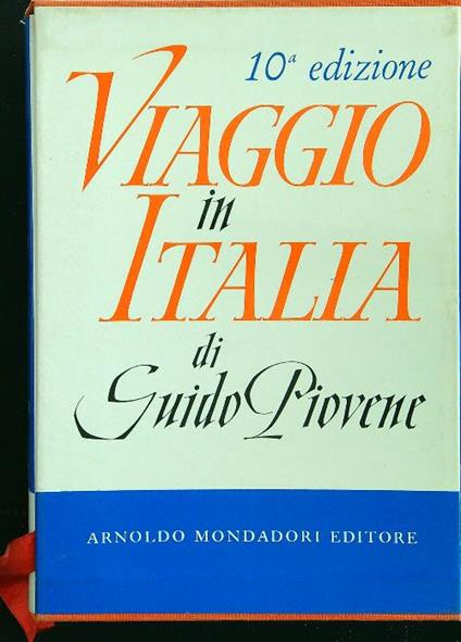 Viaggio in Italia (10 edizione) - Guido Piovene - copertina