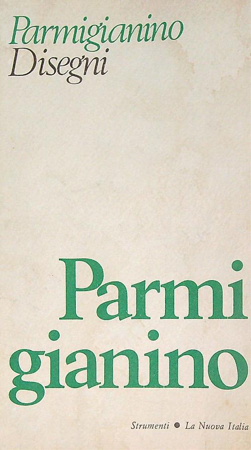Parmigianino disegni - copertina