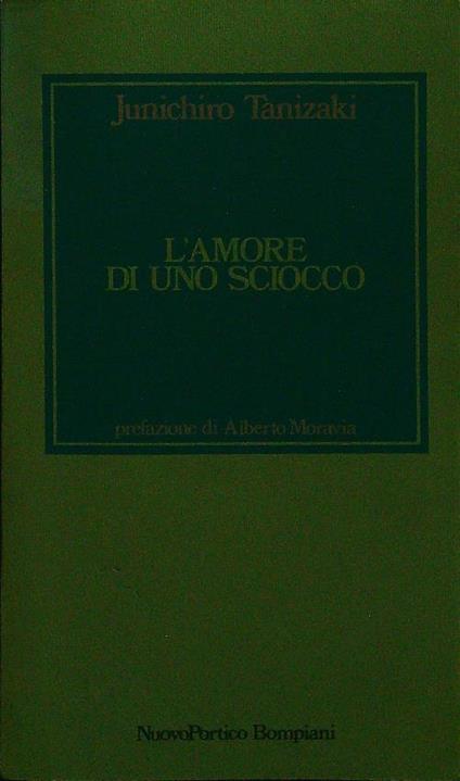 L' amore di uno sciocco - Junichiro Tanizaki - copertina