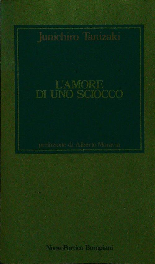 L' amore di uno sciocco - Junichiro Tanizaki - copertina