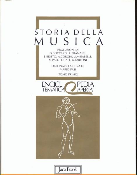 Storia della musica vol.1 A/F - copertina